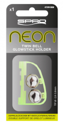 Driak s rolnikou SPRO Neon Clip On Double Bell GS Holder