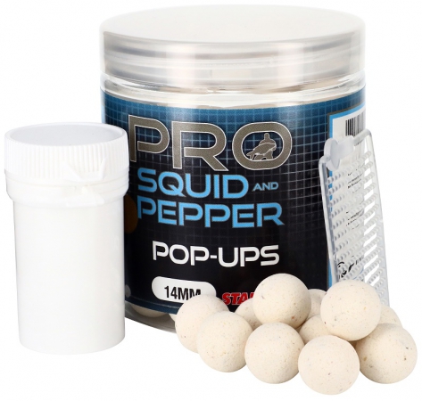 Plávajúci Boilies STARBAITS Probiotic Squid & Pepper POP-UP