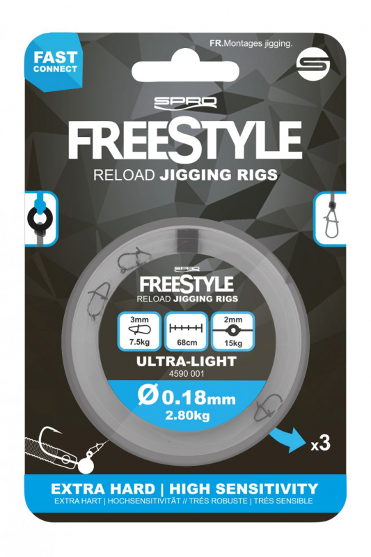 Hotový nádväzec Spro Freestyle Reload Jigging Rigs