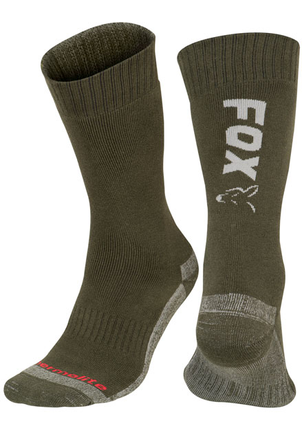 Ponožky Fox Green/Silver Thermolite Long Socks