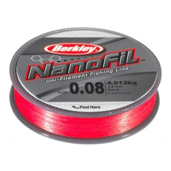 Nanofil Berkley Červená 125m