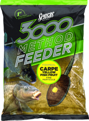 Krmivo Sensas 3000 Method Feeder Carpe Yellow Fish Fruit