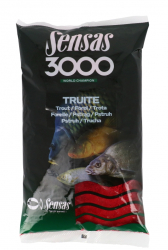 Krmivo Sensas 3000 Truite (pstruh erven)