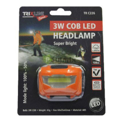 čelovka TRIXLINE 3W Cob Led Headlamp TR C226
