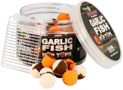 Vyvážené Boilies Starbaits CONCEPT Garlic Fish POP TOPS 60g
