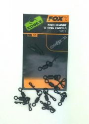 Obratlky Fox Kwik Change O Ring Swivels Size 7