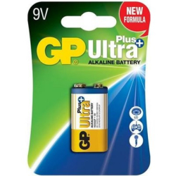 Alkalická batéria GP Ultra Plus 9V