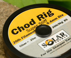 Vlasec Solar Chod Hooklink Clear 20m/20lb