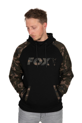 Mikina Fox Black/Camo Raglan Hoody