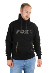 Mikina Fox Black/Camo High Neck
