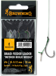 Browning  Braid Feeder Leader Method Boilie Needle