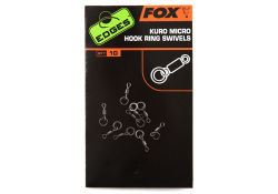 Mikro obratlíky Fox Kuro Micro Hook Ring Swivels