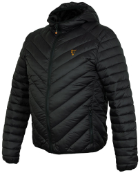 Fox Collection Black/Orange Quilted Jacket