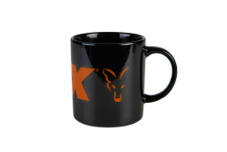 Hrnek Fox Black & Orange Logo Ceramic Mug