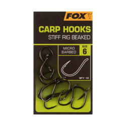 Háčiky Fox Carp Hooks Stiff Rig Beaked