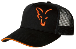 iltovka Fox Black/Orange Trucker Cap