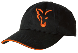 Šiltovka Fox Black/Orange Baseball Cap