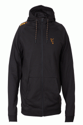 Mikina Fox Collection Black/Orange Hoody