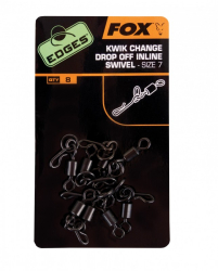 Rchlovmenn obratlky Fox Kwik Change Inline Swivels Size 7