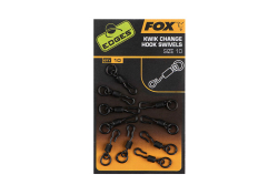 Obratlky Fox Kwik Change Hook Swivel SZ 10