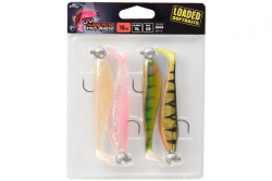 Nstrahy Fox Rage Zander Pro Shad Loaded UV Mixed Colour Packs