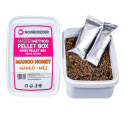 Pelety NovkFeeder Master Method Pellet Box Mango Med