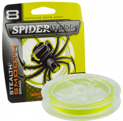 šnúra Spiderwire Stealth Smooth 8 / yellow - žltá 150m