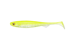 Nstraha Fox Rage Slick Shad Bulk Chartreuse UV