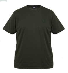 Fox Green/Black Brushed Cotton T Shirt