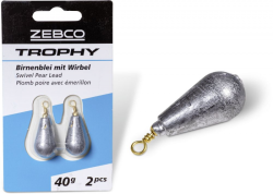 Olovo Zebco Trophy Swivel Pear Lead