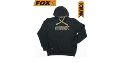 Fox Chunk camo applique hoody black