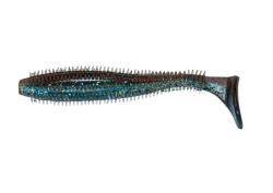 Nstraha Fox Rage Spikey Shad Bulk Blue Ghost UV