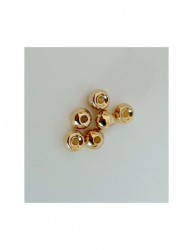 Dohiku Tungsten Beads Gold 10ks