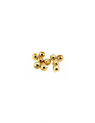 Dohiku Tungsten Beads Slotted Gold 10ks
