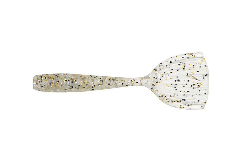 Nstraha Fox Rage Creature Shovel Shad - Salt & Pepper UV