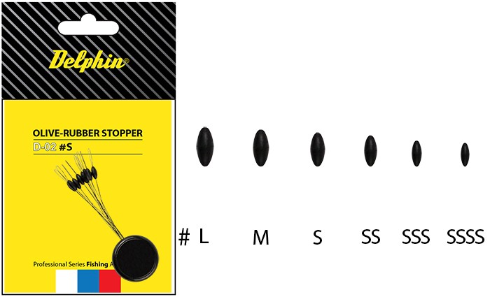Stopery Delphin Olive - Rubber Stopper